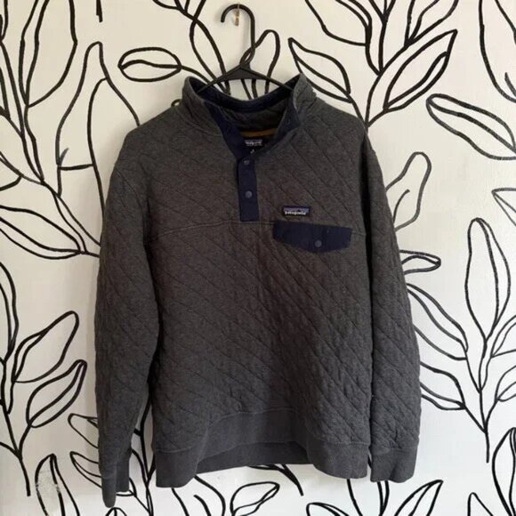 Patagonia Men's Organic Cotton Quilt Snap-T® Pullover - Picture 1 of 3
